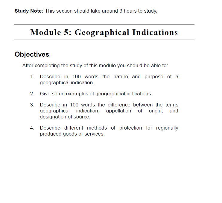 DL 101 - Geographical Indication 2006